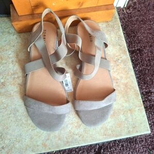 Tan Espadrille Sandaks